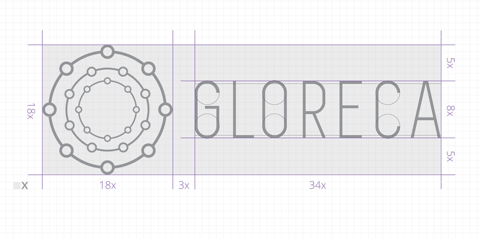 Разработка логотипа и фирменного стиля для компании Gloreca портфолио