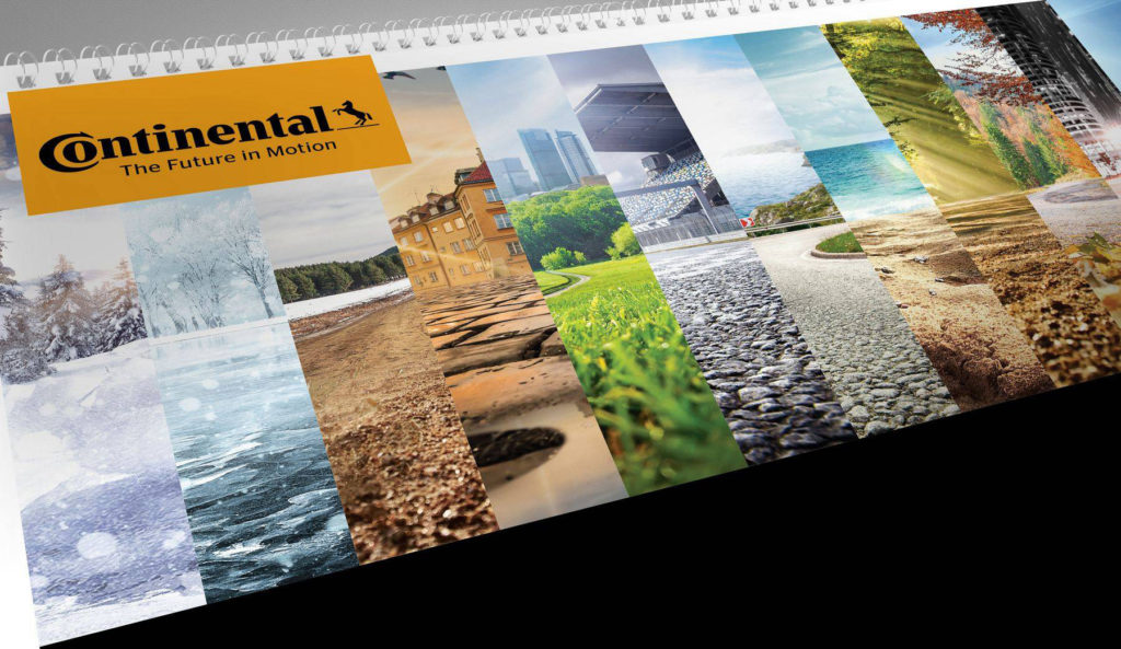 Idee und Design für Contitental Wandkalender