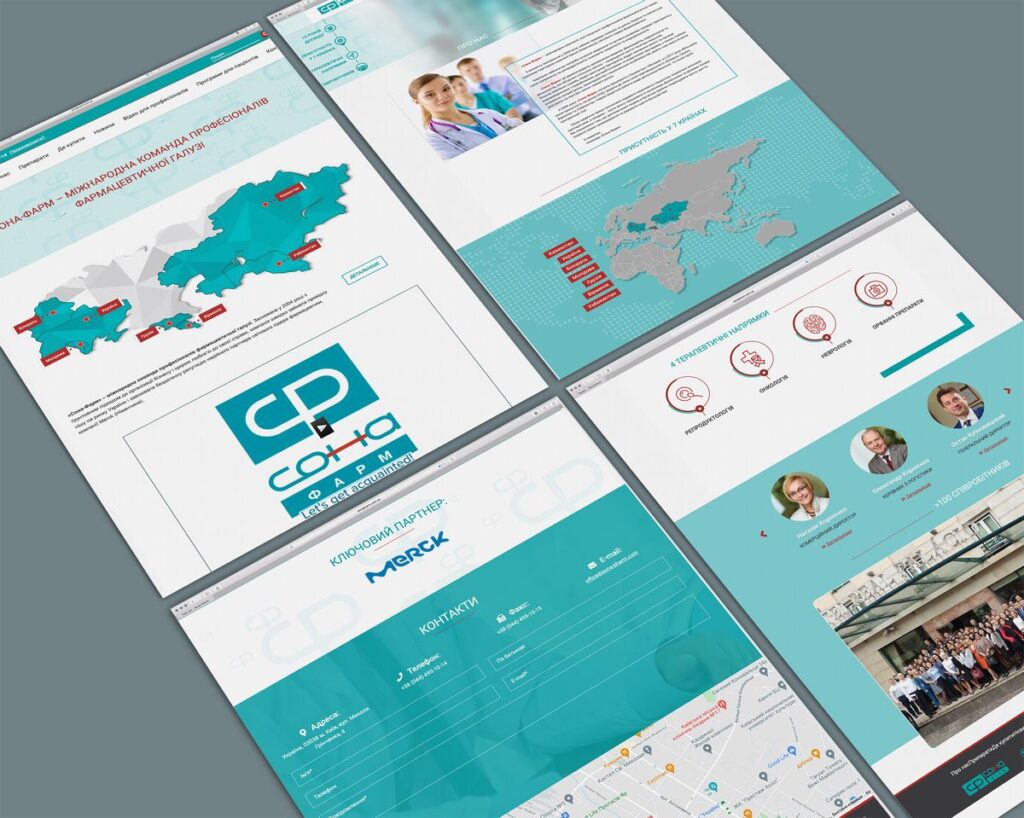 Corporate Website für das Pharmaunternehmen Sona-Pharm